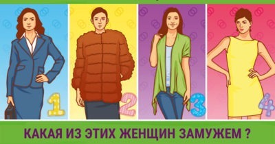 Личностное тестирование: какая женщина замужняя?